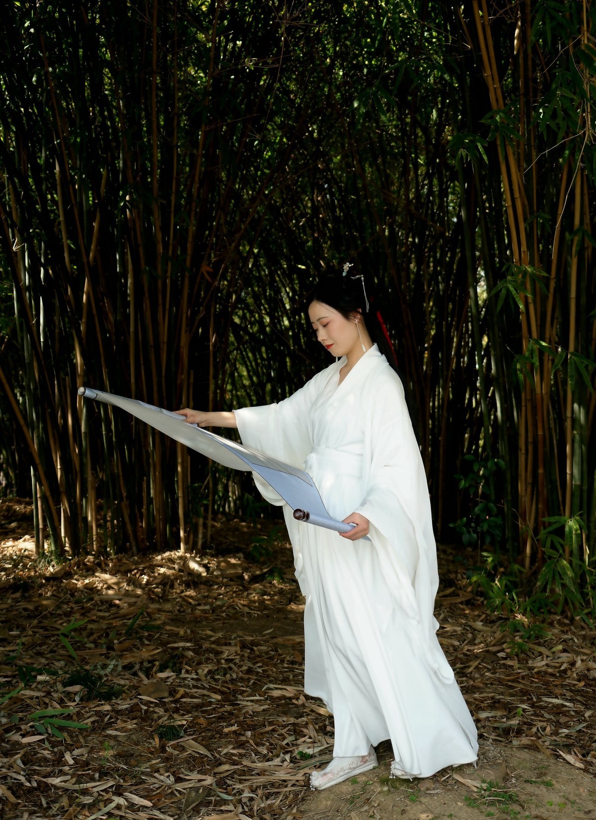 环境人像---小竹林中！