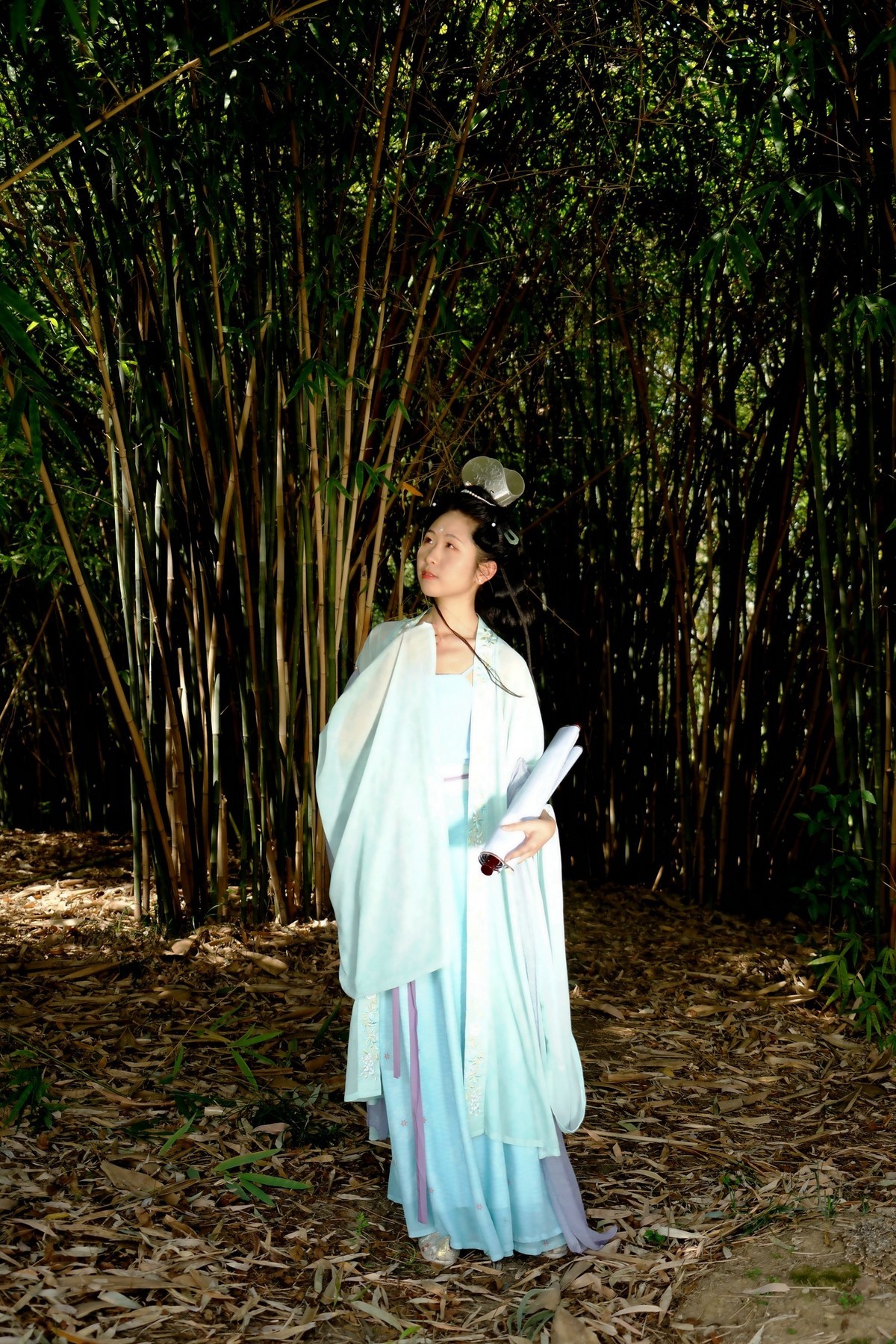 环境人像---小竹林中！