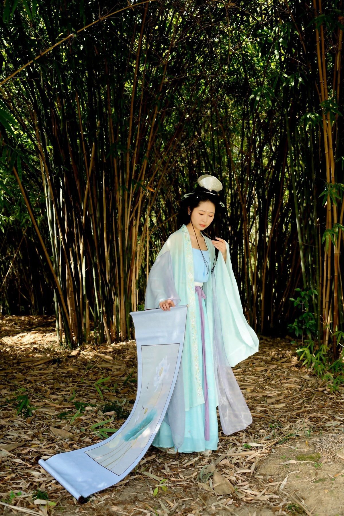 环境人像---小竹林中！