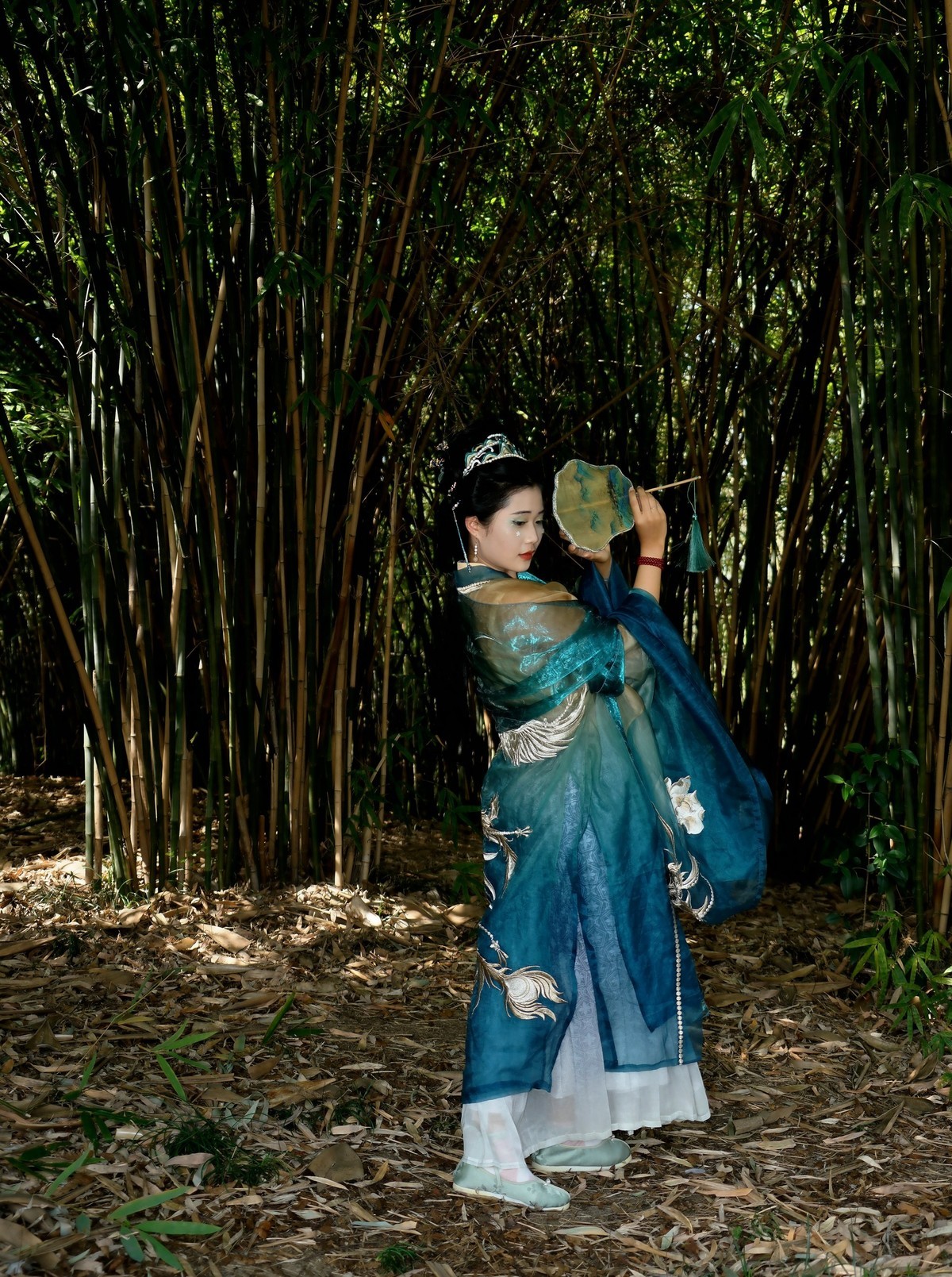 环境人像---小竹林中！