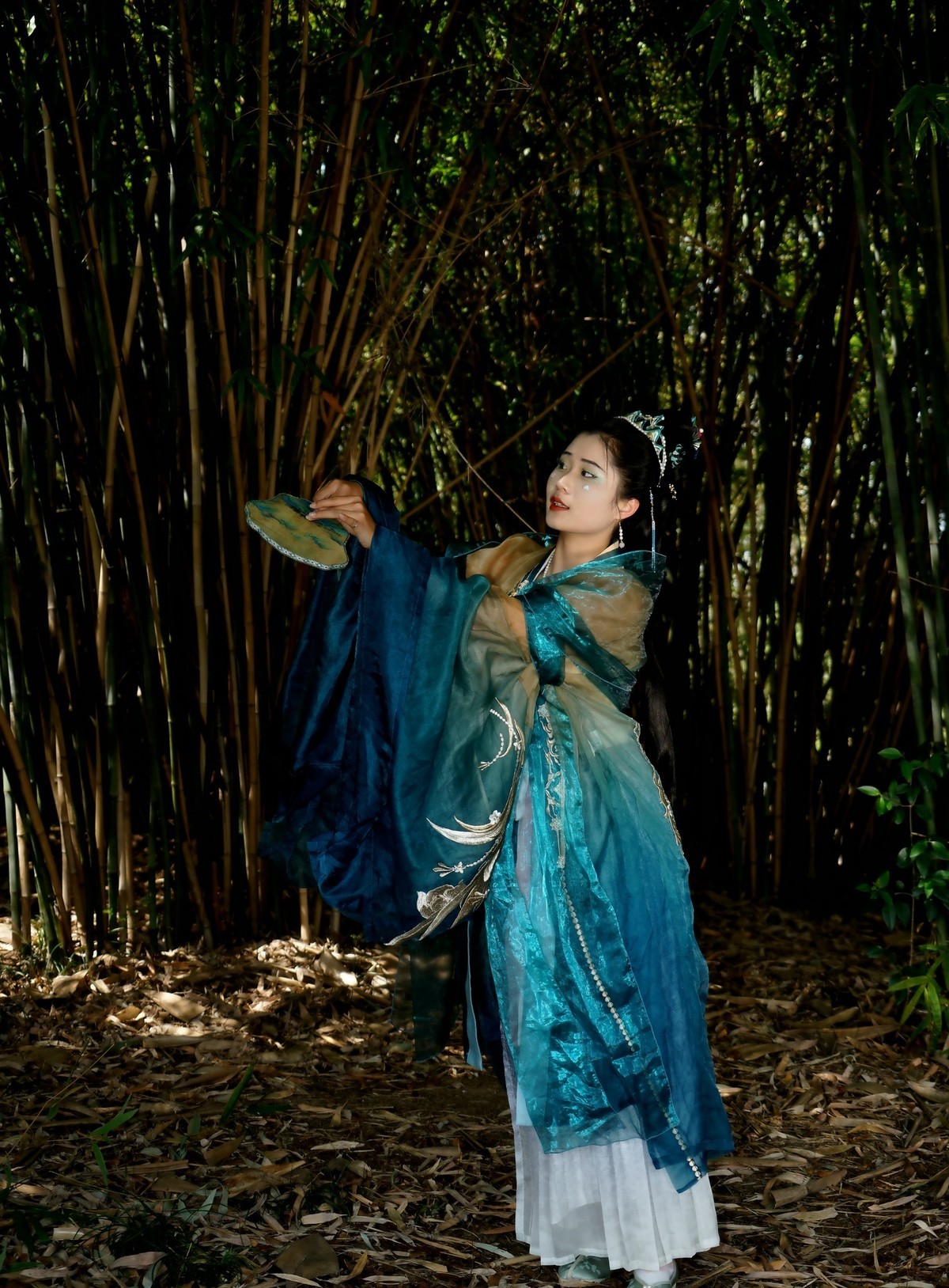 环境人像---小竹林中！