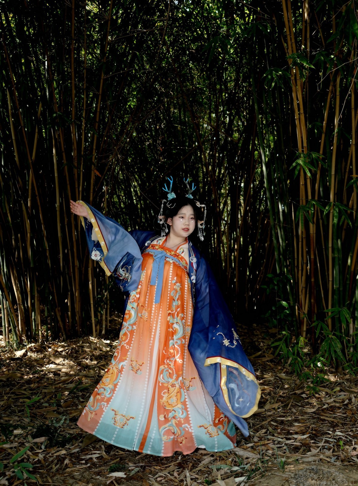 环境人像---小竹林中！