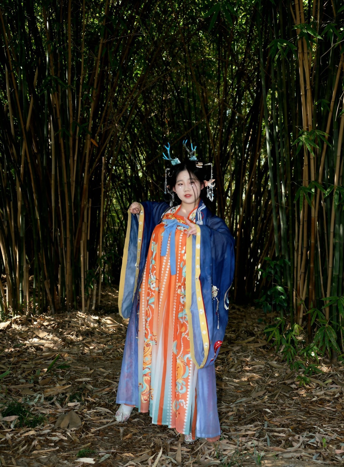 环境人像---小竹林中！