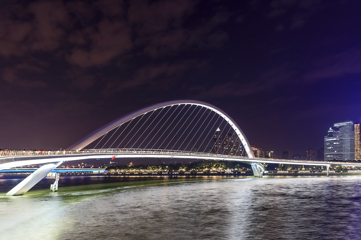 广州珠江两岸夜景