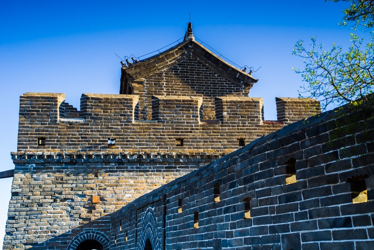 金山岭长城春色（九）------从将军楼到砖垛口