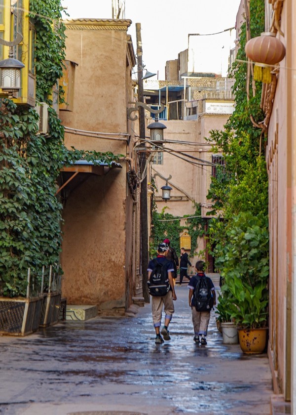 新疆行游--漫游喀什古城【18】上学去