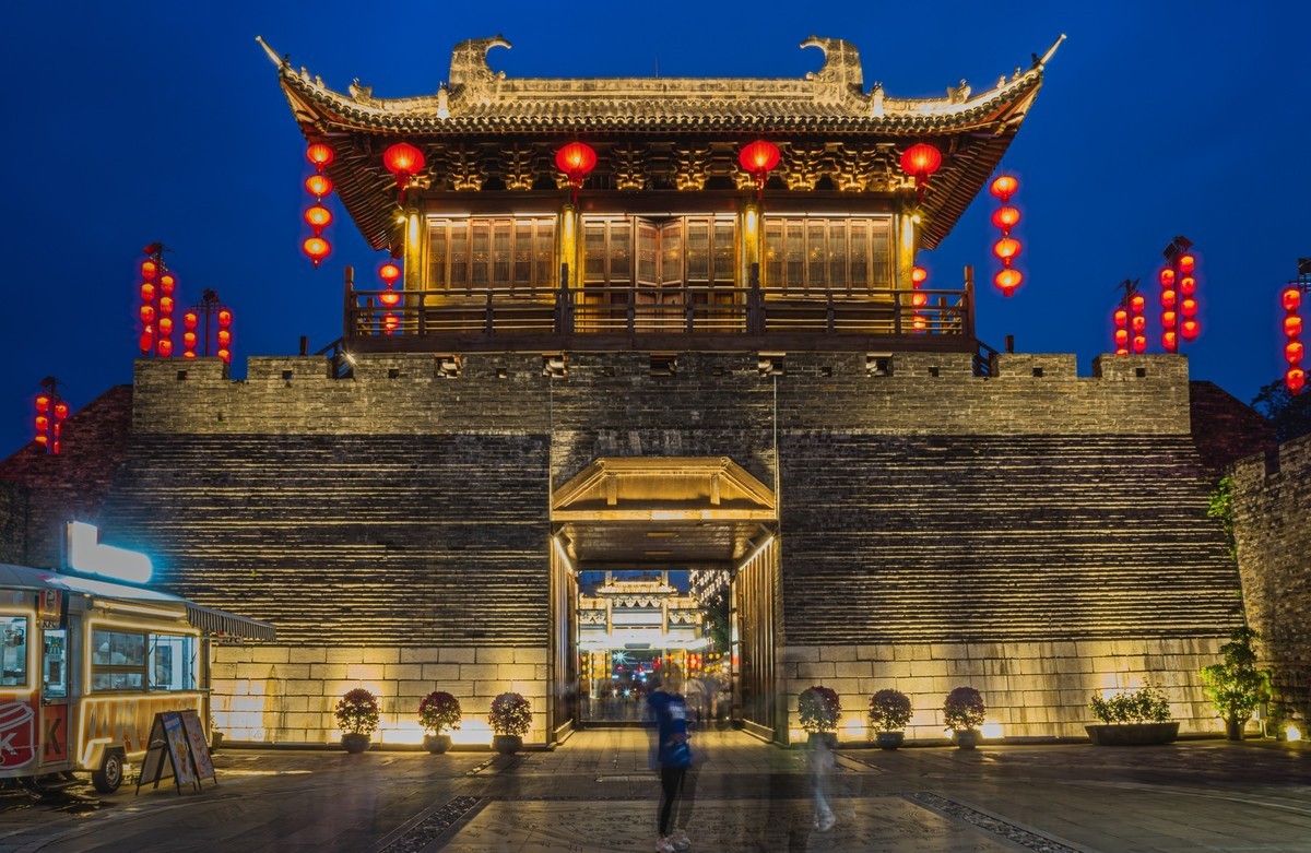 赣州古城夜景