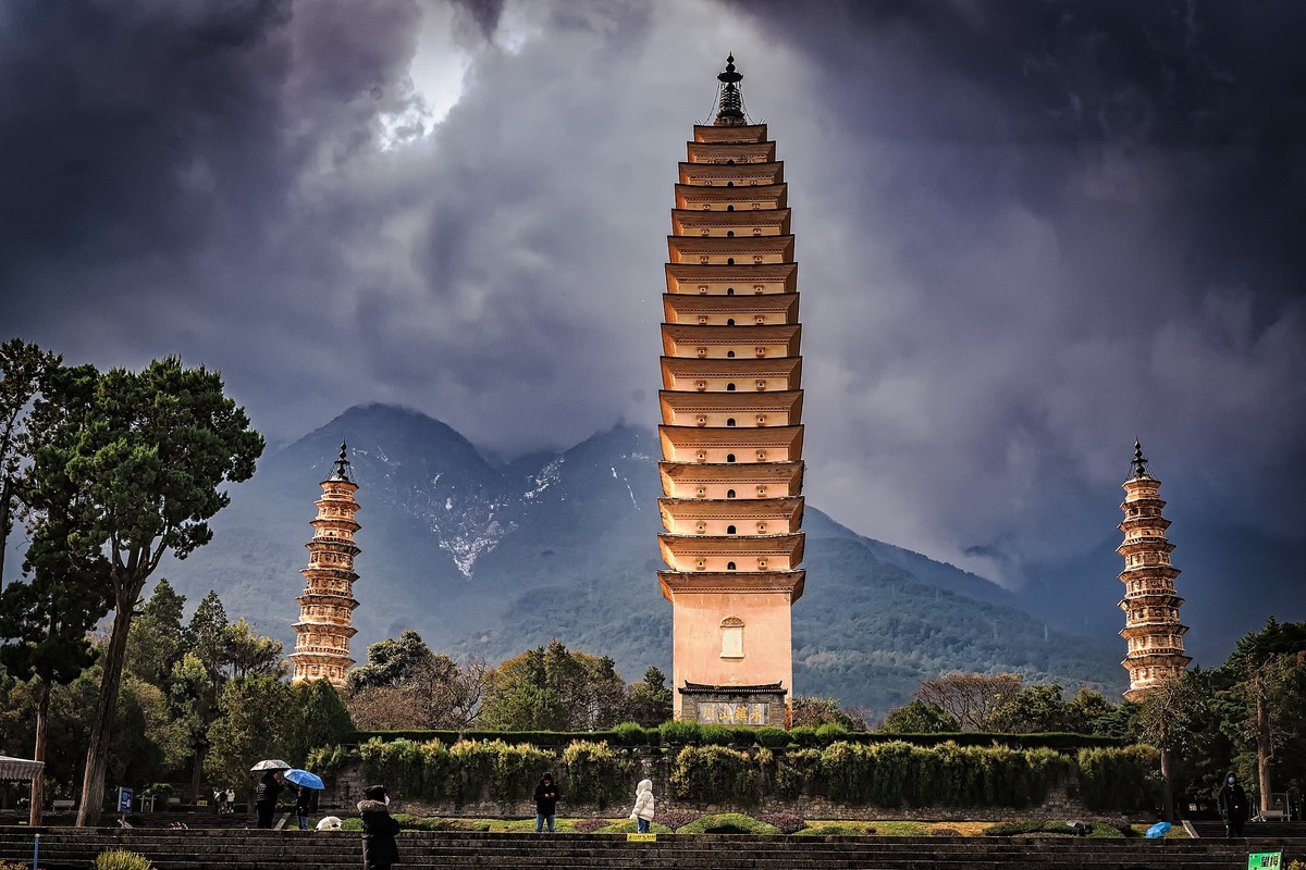 昨日又到大理，今日重游三塔