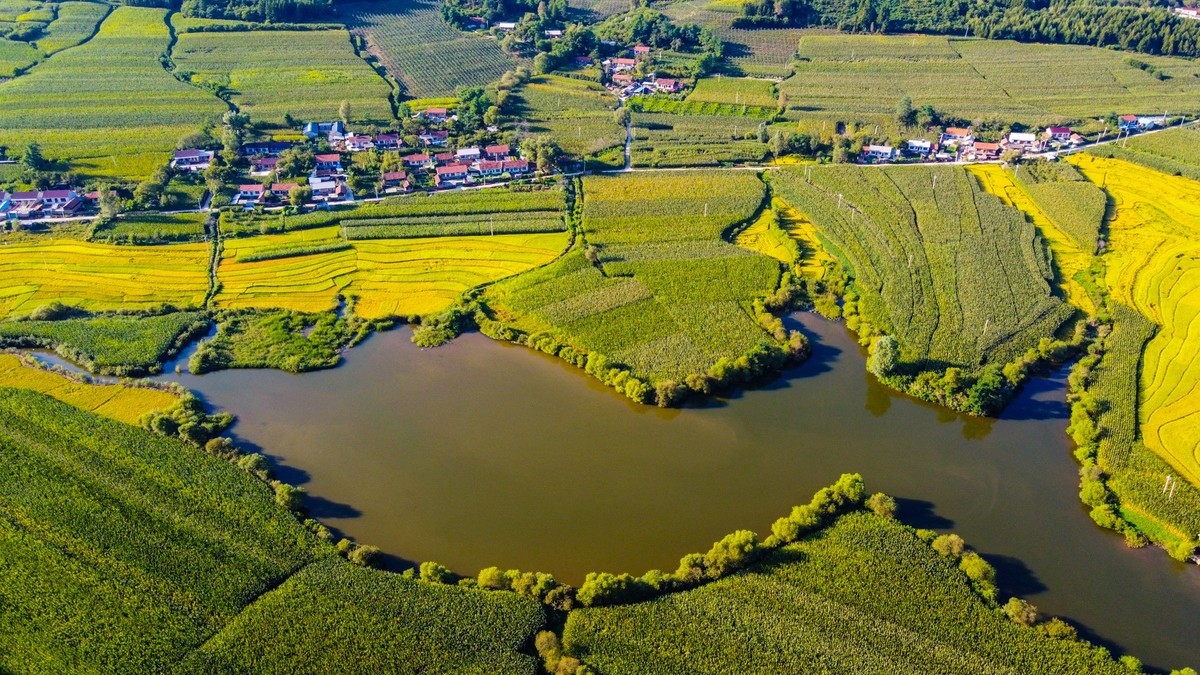 秀美山村米仓沟