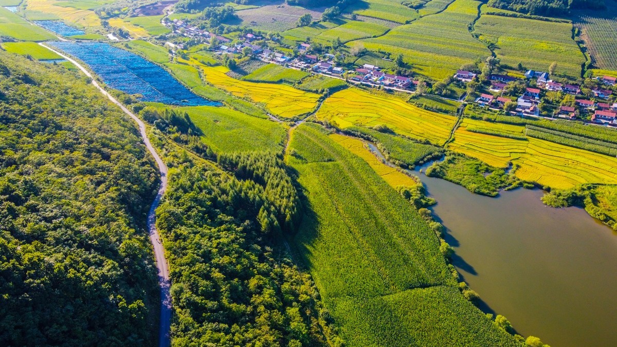 秀美山村米仓沟