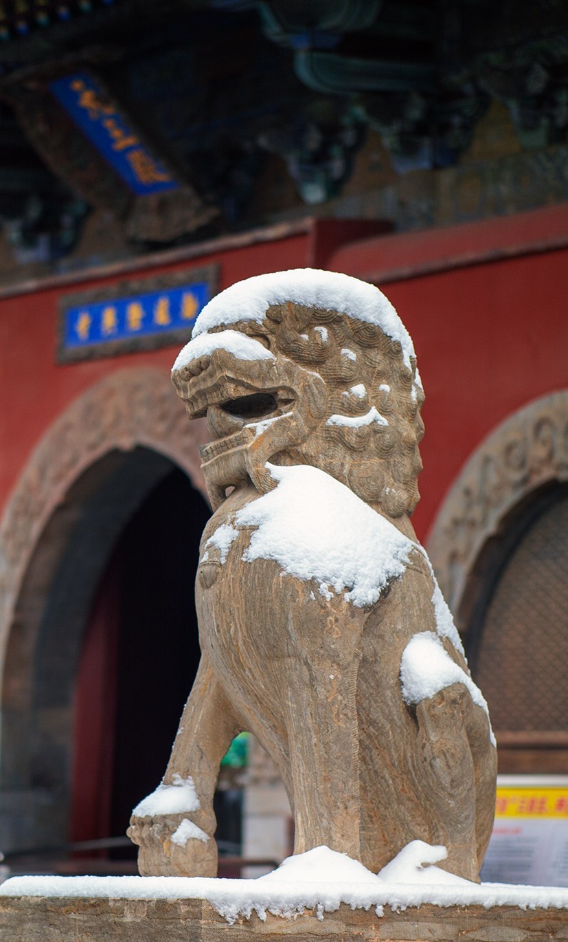 初雪大佛寺