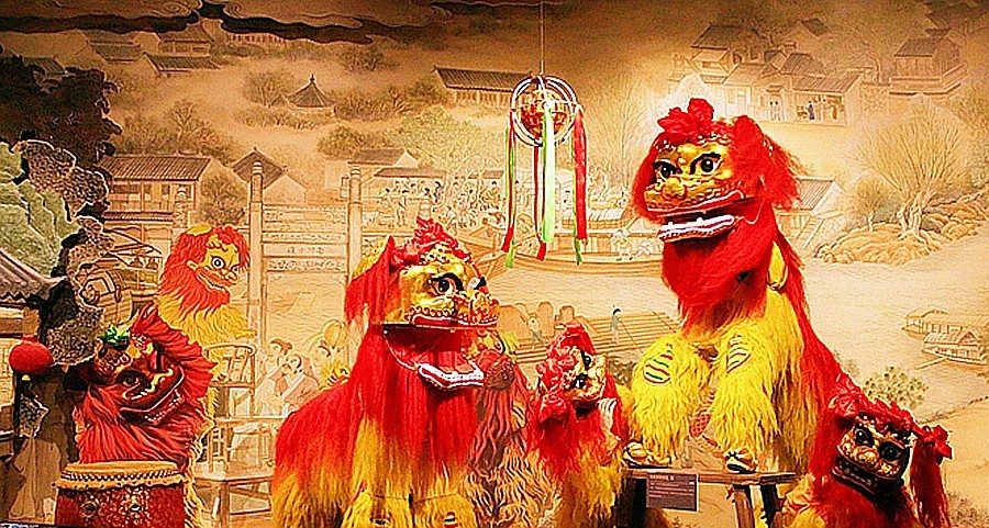 《不老松:纪实摄影》大美沧州系列報道:中国大运河非物质文化遗产展示舘!(13)舞狮!