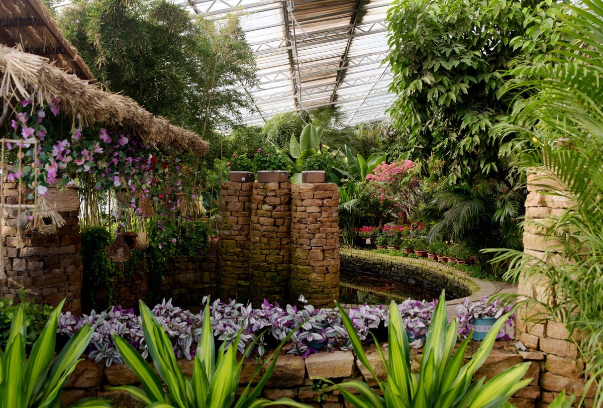 北方生态园内的南国园林景观（续）