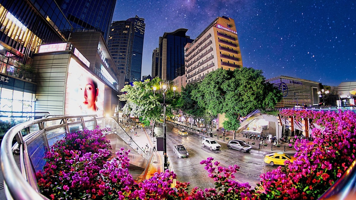 重庆大都市魚眼视觉