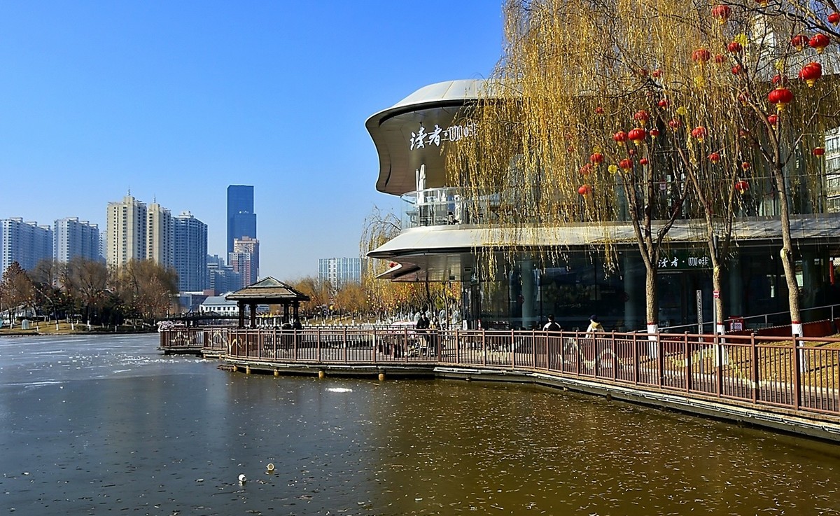 兰州冬季  准备过年