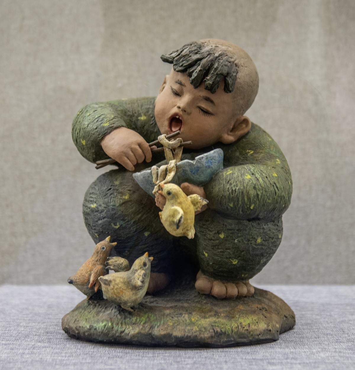 天津泥人张精美彩塑