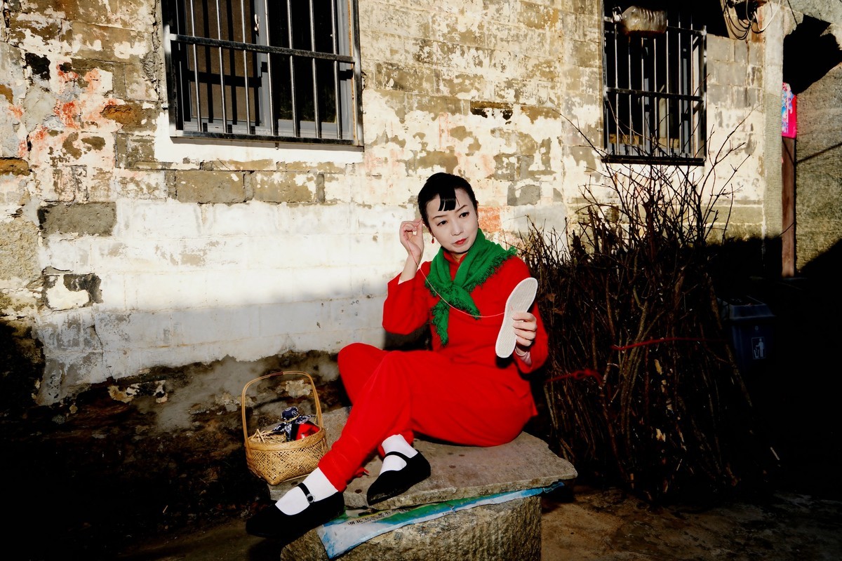 清凉寨刘家山村漂亮村姑！