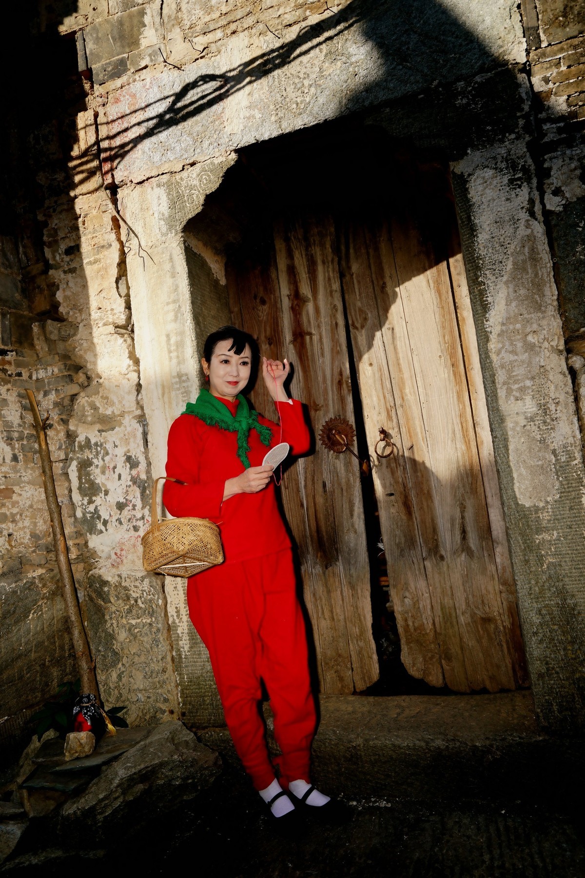 清凉寨刘家山村漂亮村姑！