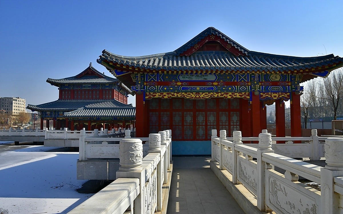 兰州冬季  准备过年