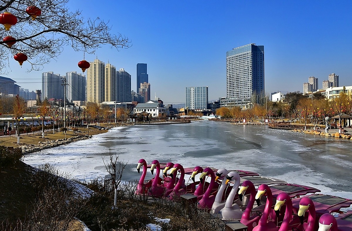 兰州冬季  准备过年