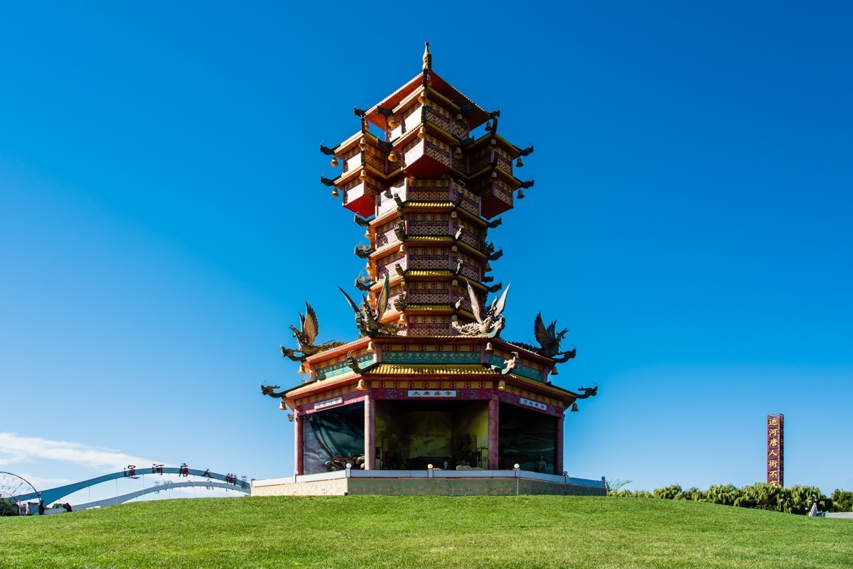 【镜头里】第1333号：唐山·运河唐人街之凤凰阁