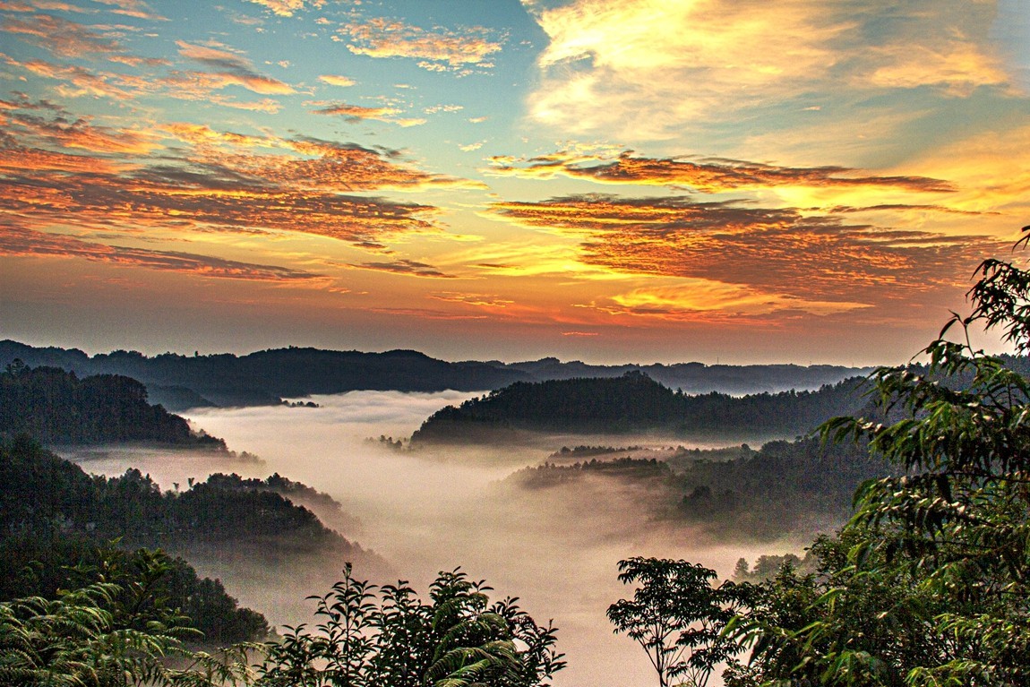 四川威远骑龙坳---晨雾【2】