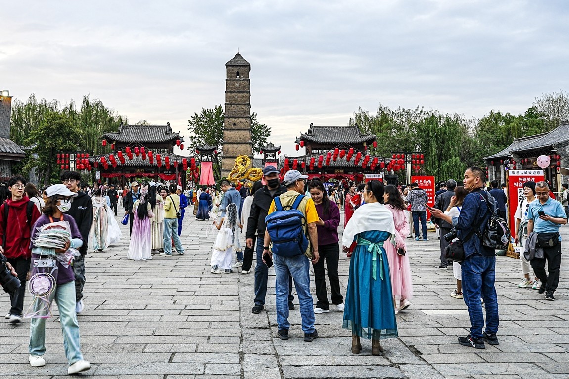 河南洛阳--隋唐遗址公园【5】洛邑古镇随拍