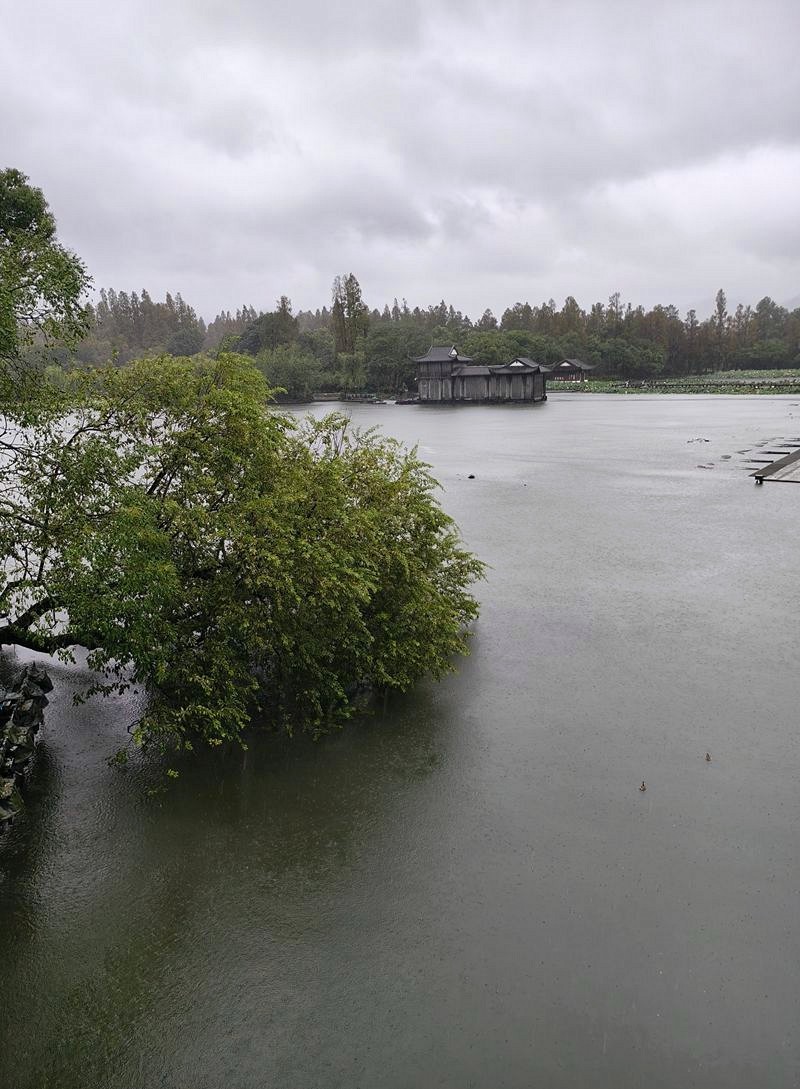 2024年.11月.1日--风雨中的杭州西湖