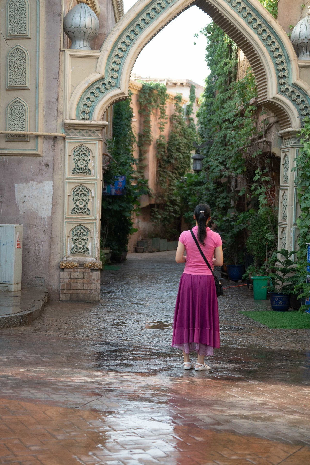 逛巴格其巷.喀什