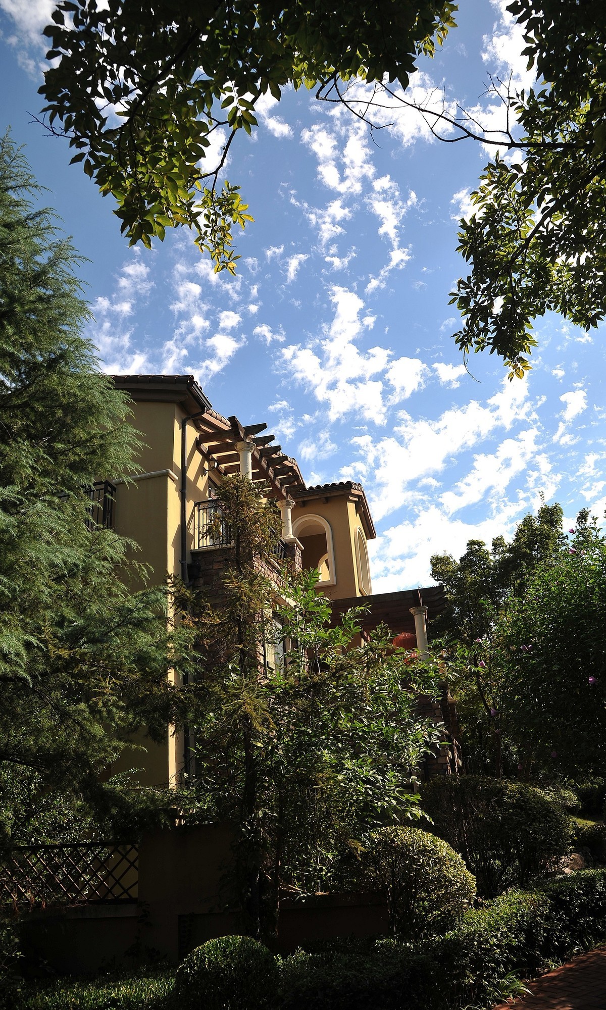 秋日城阳别墅区转悠转悠