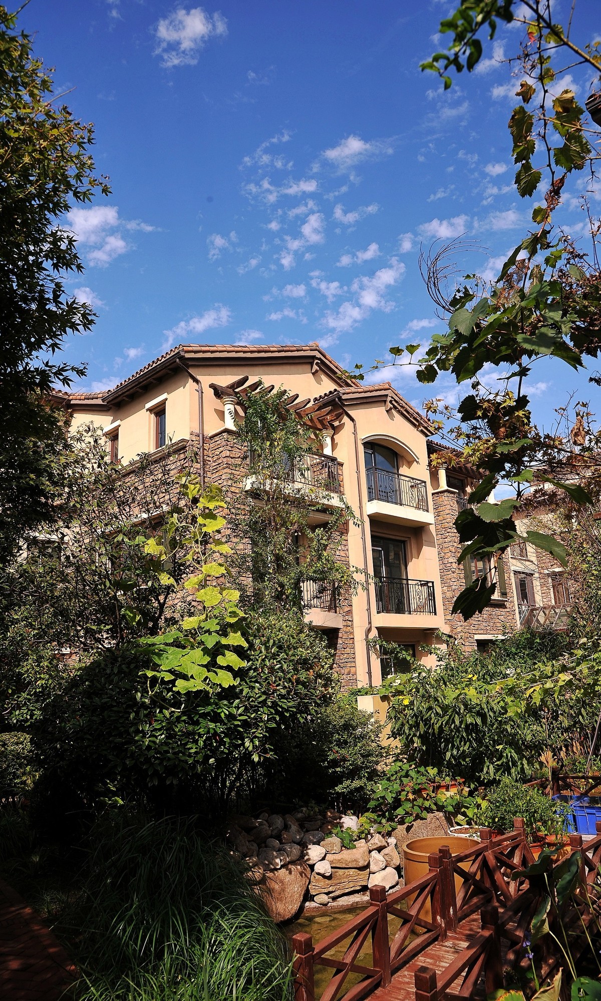 秋日城阳别墅区转悠转悠