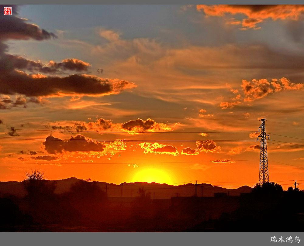 【沙河轶事】雨过天晴俏夕阳