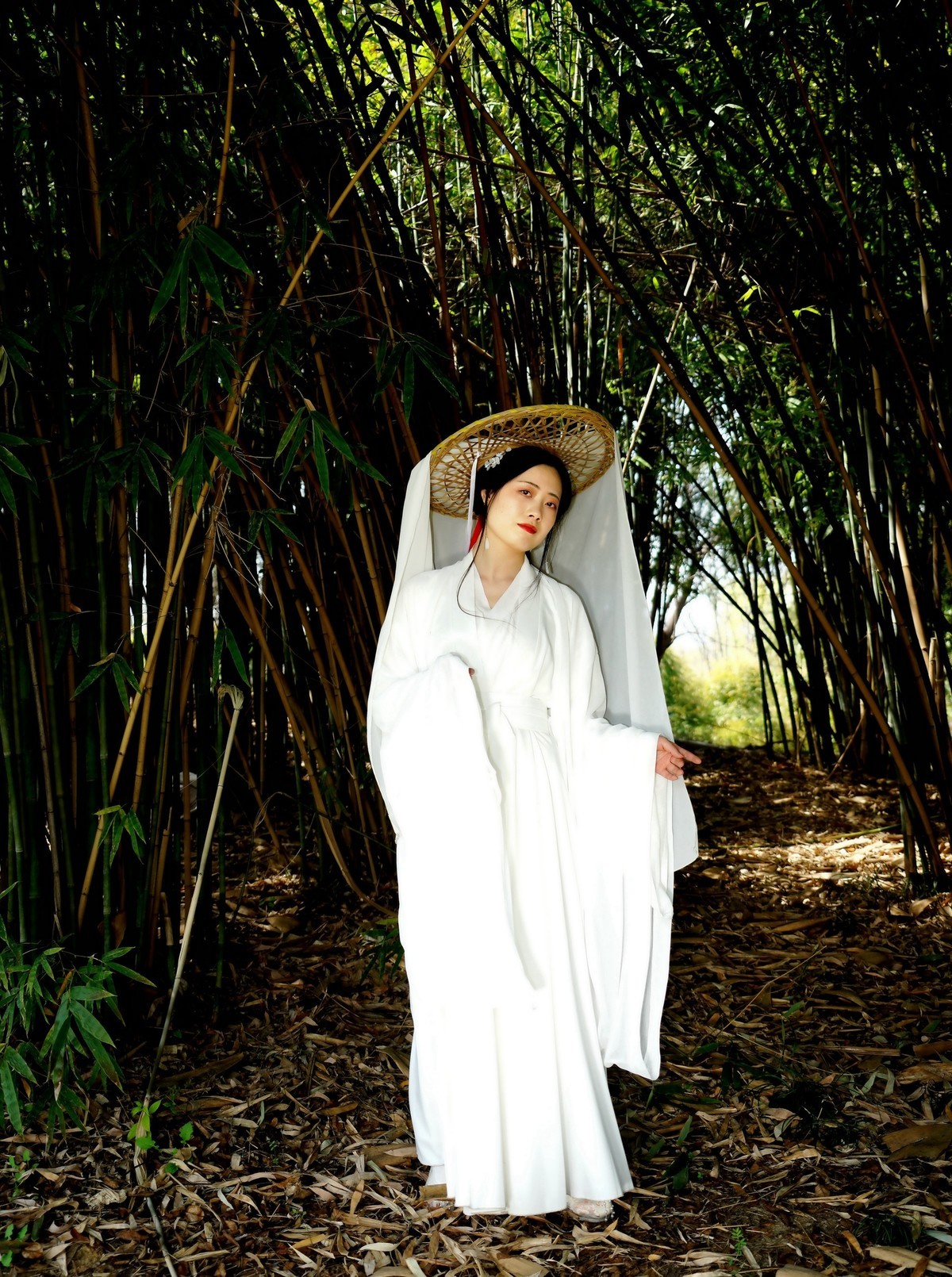 环境人像---小小竹林中！