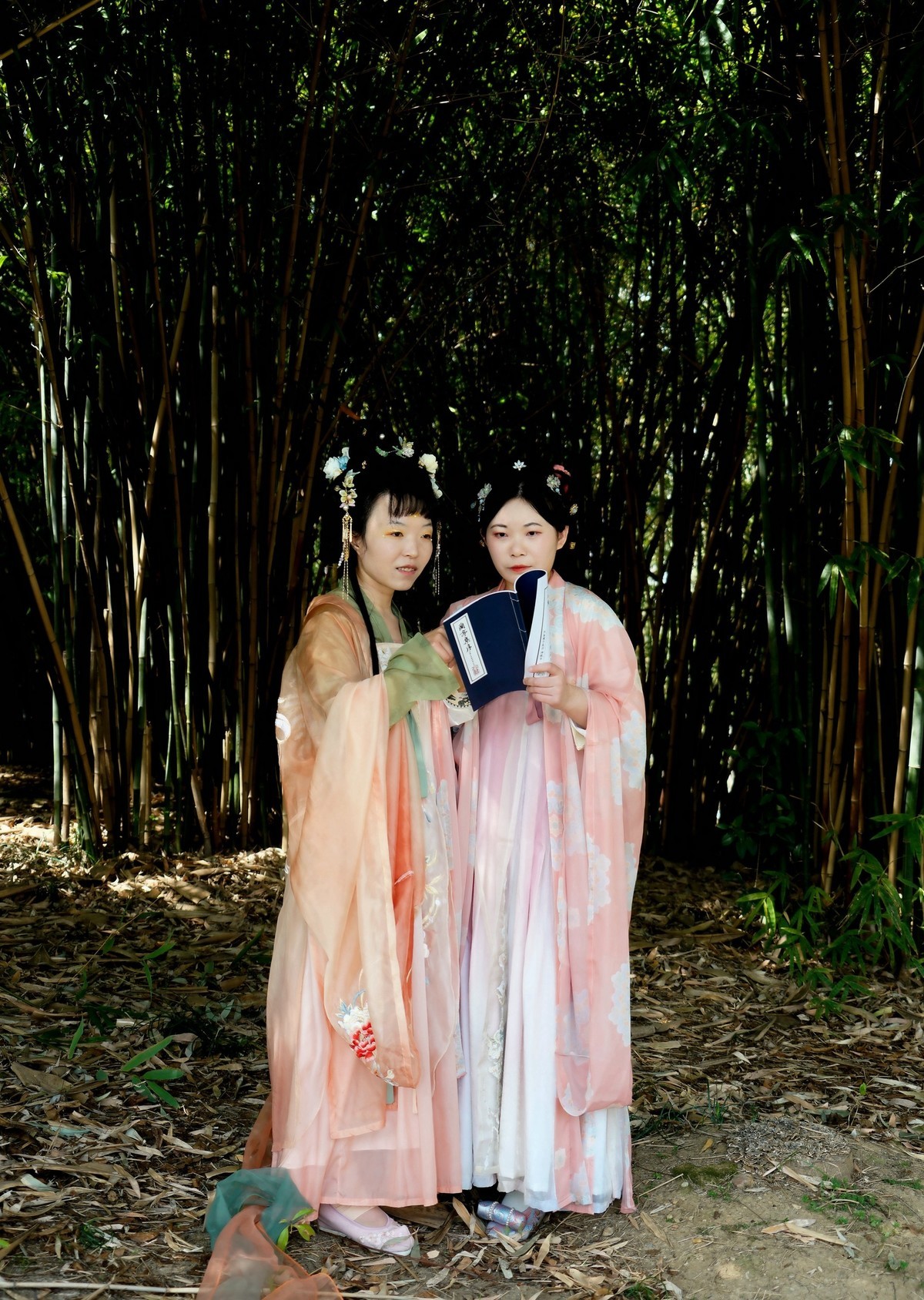 环境人像---小小竹林中！