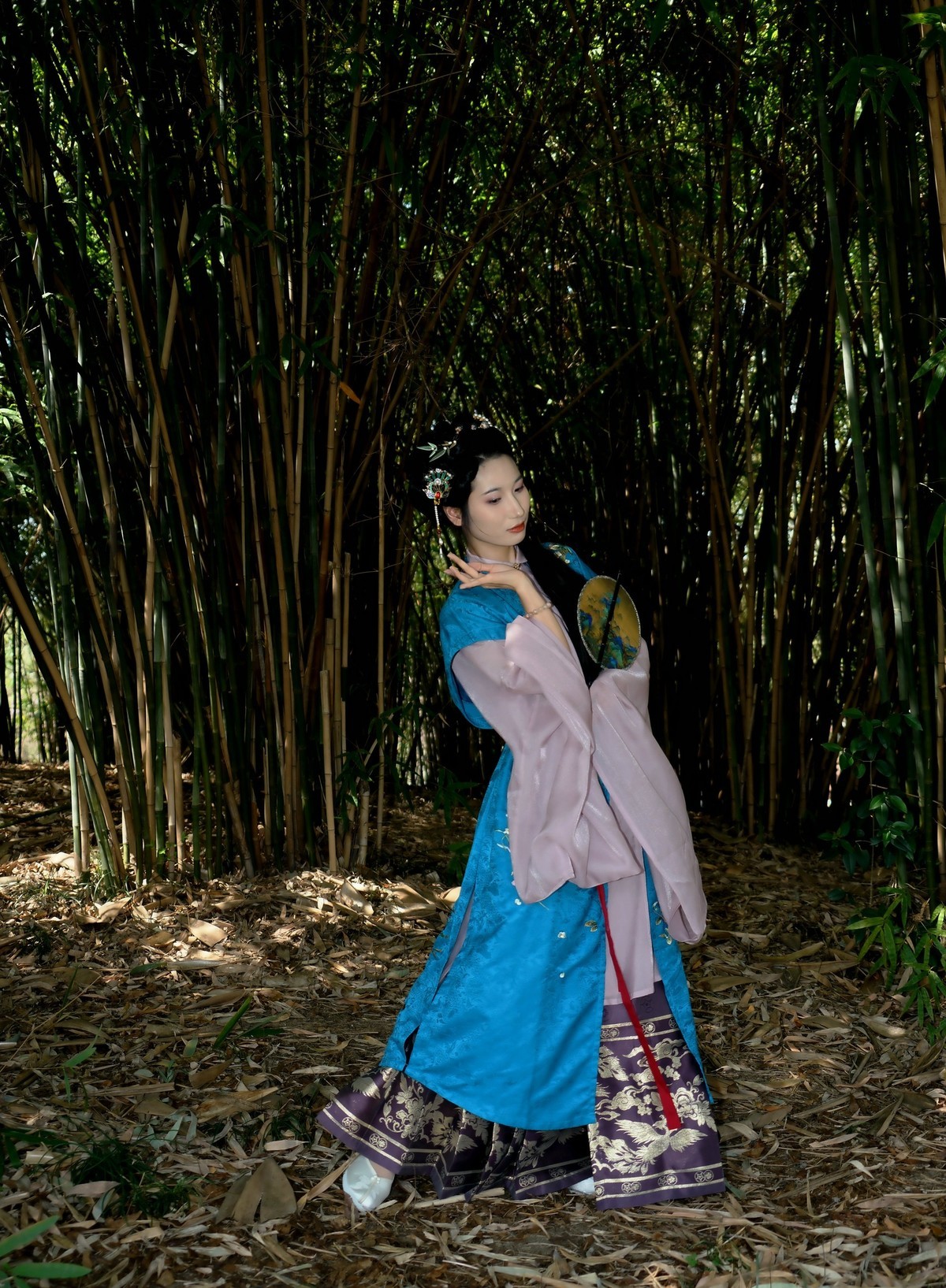 环境人像---小小竹林中！
