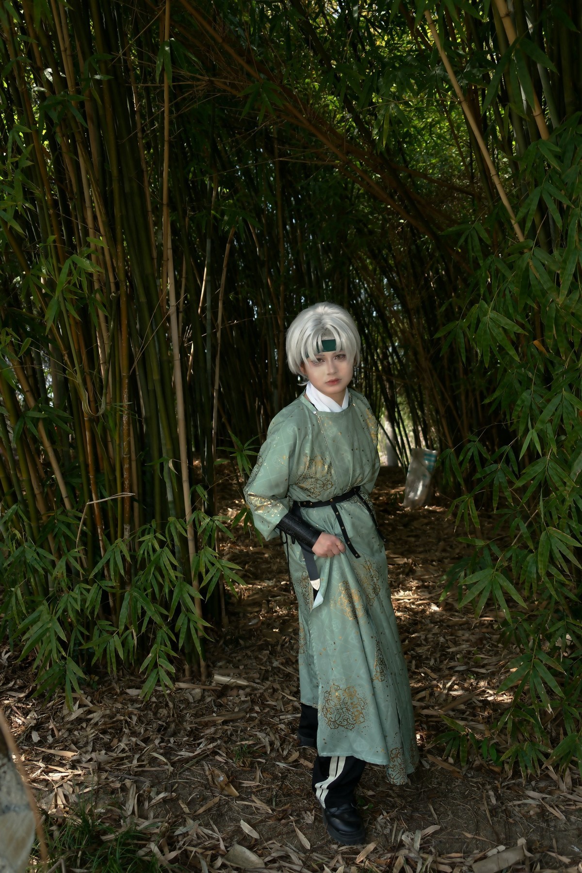 环境人像---小小竹林中！