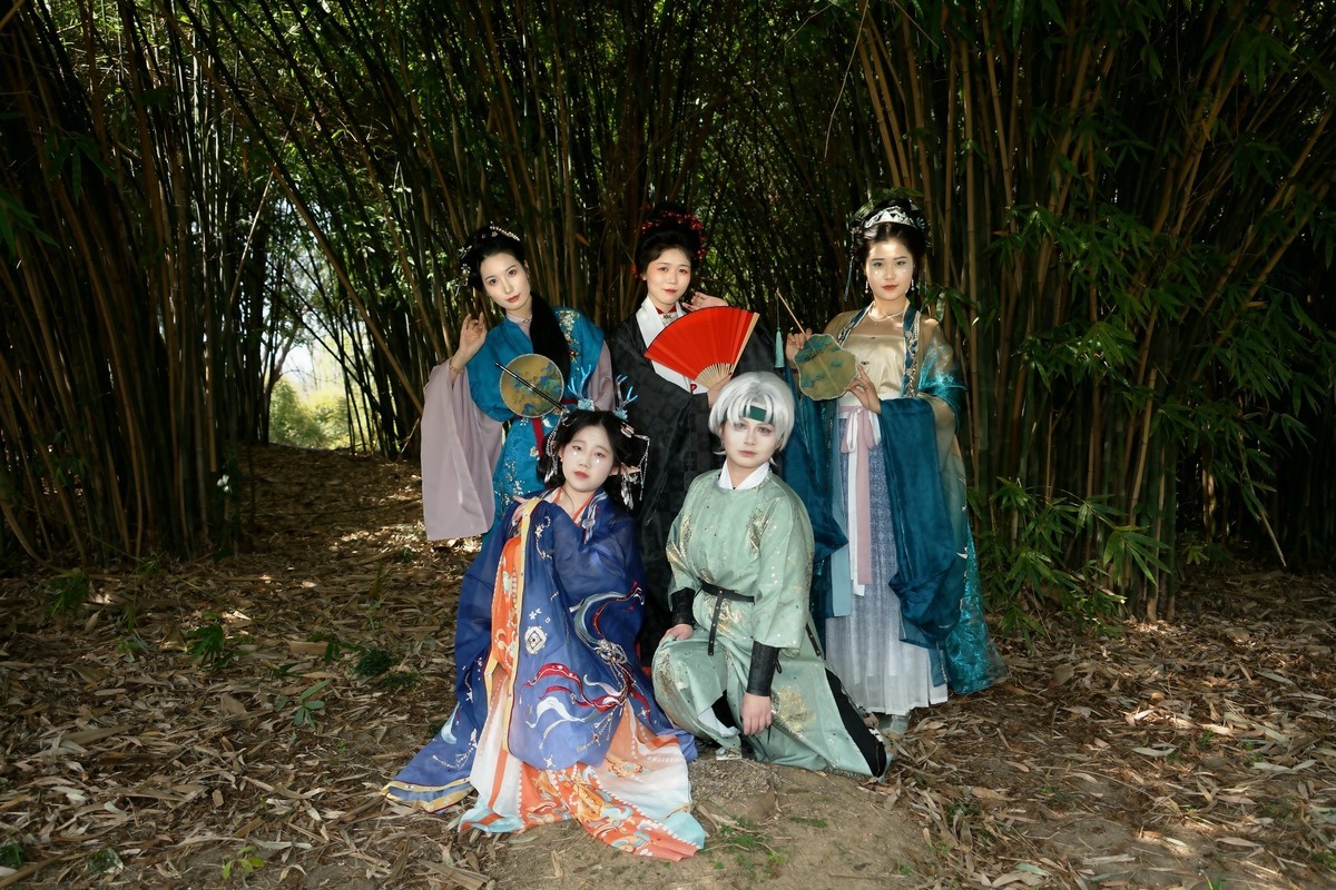 环境人像---小小竹林中！