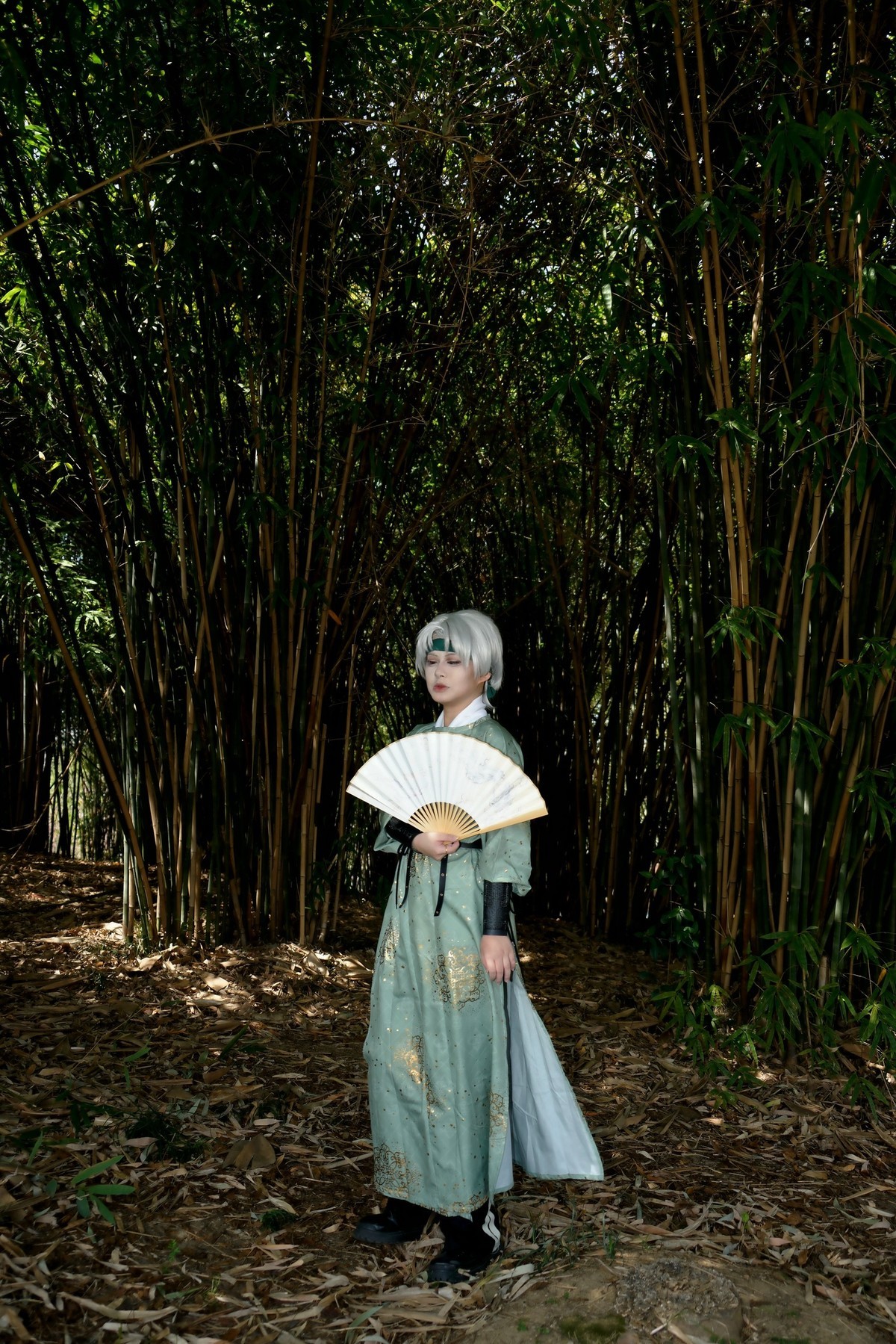 环境人像---小小竹林中！