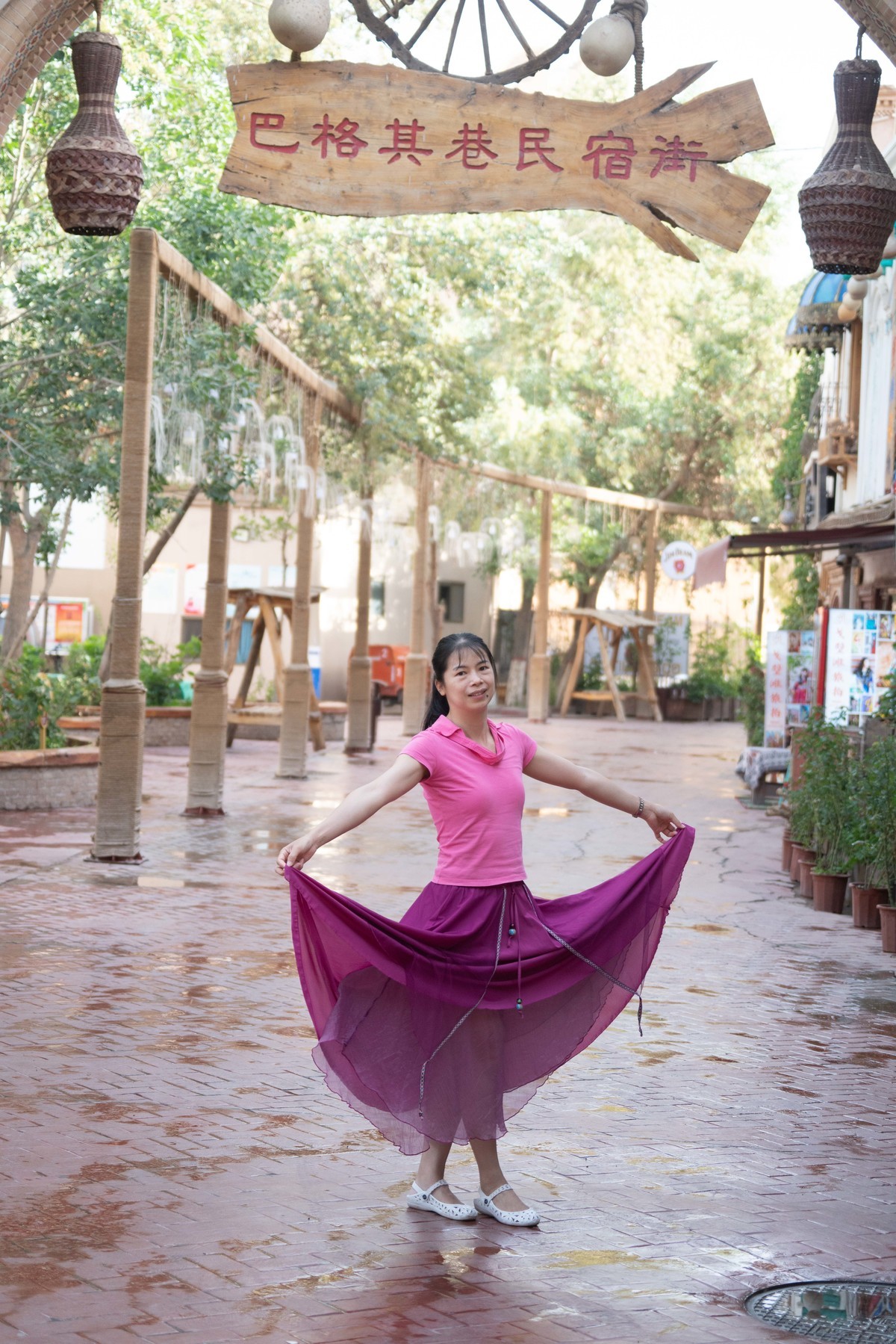 逛巴格其巷.喀什