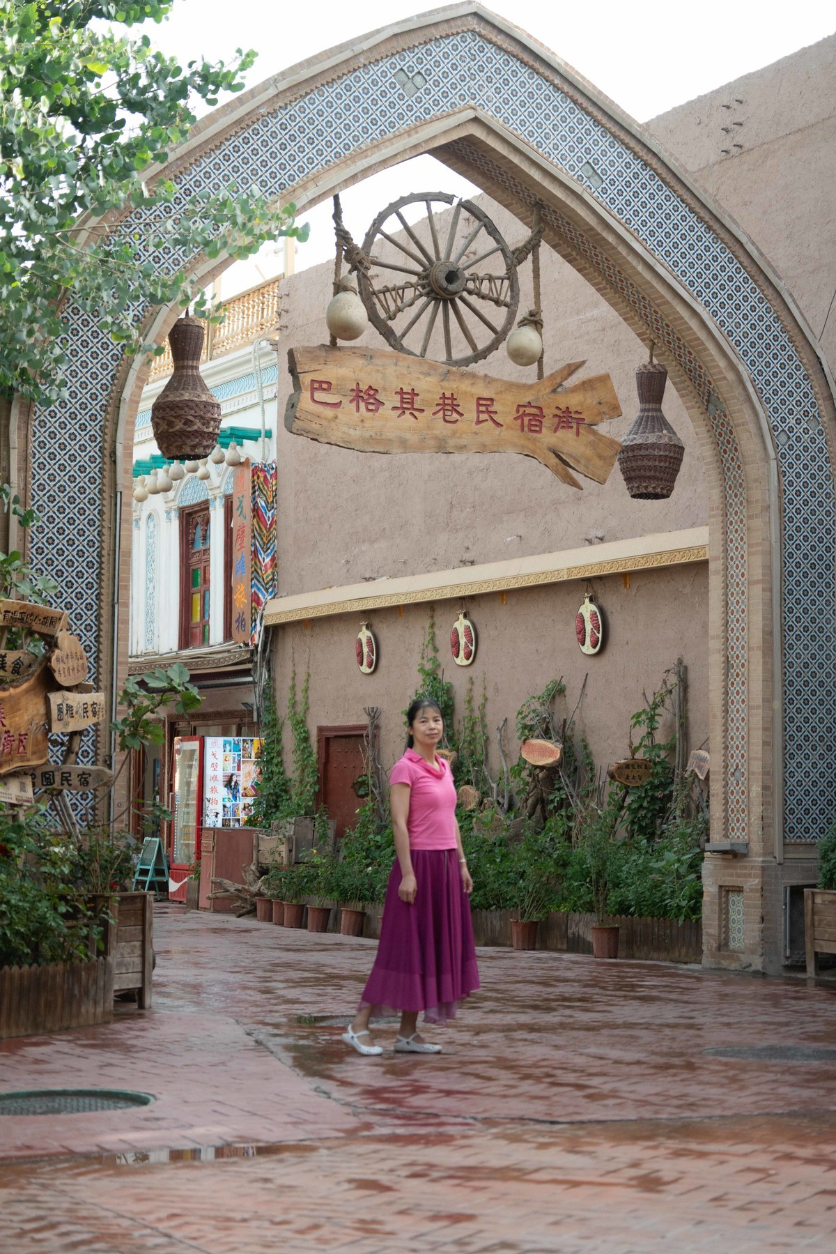 逛巴格其巷.喀什