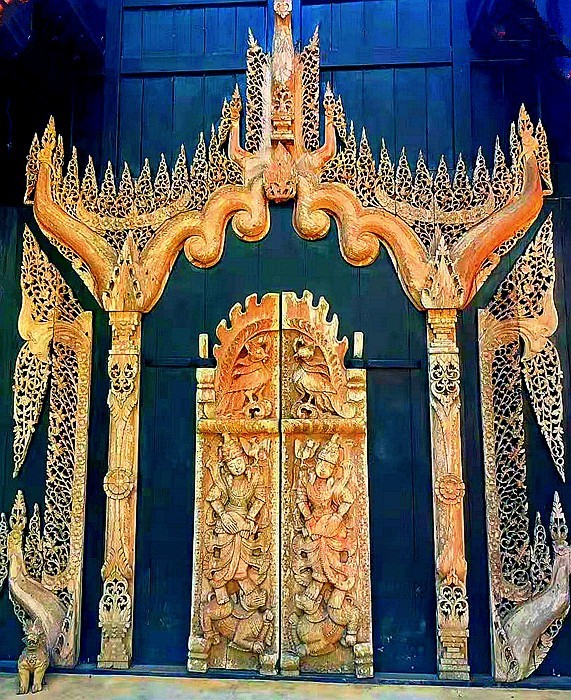 《不老松：中游国旅：异国风情：手机篇》27清莱黑庙～其实是私家艺术博物馆。