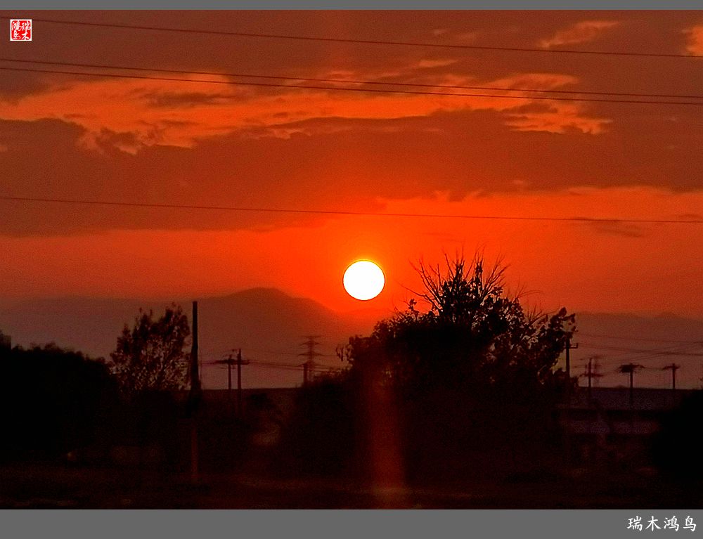 【沙河轶事】雨过天晴俏夕阳