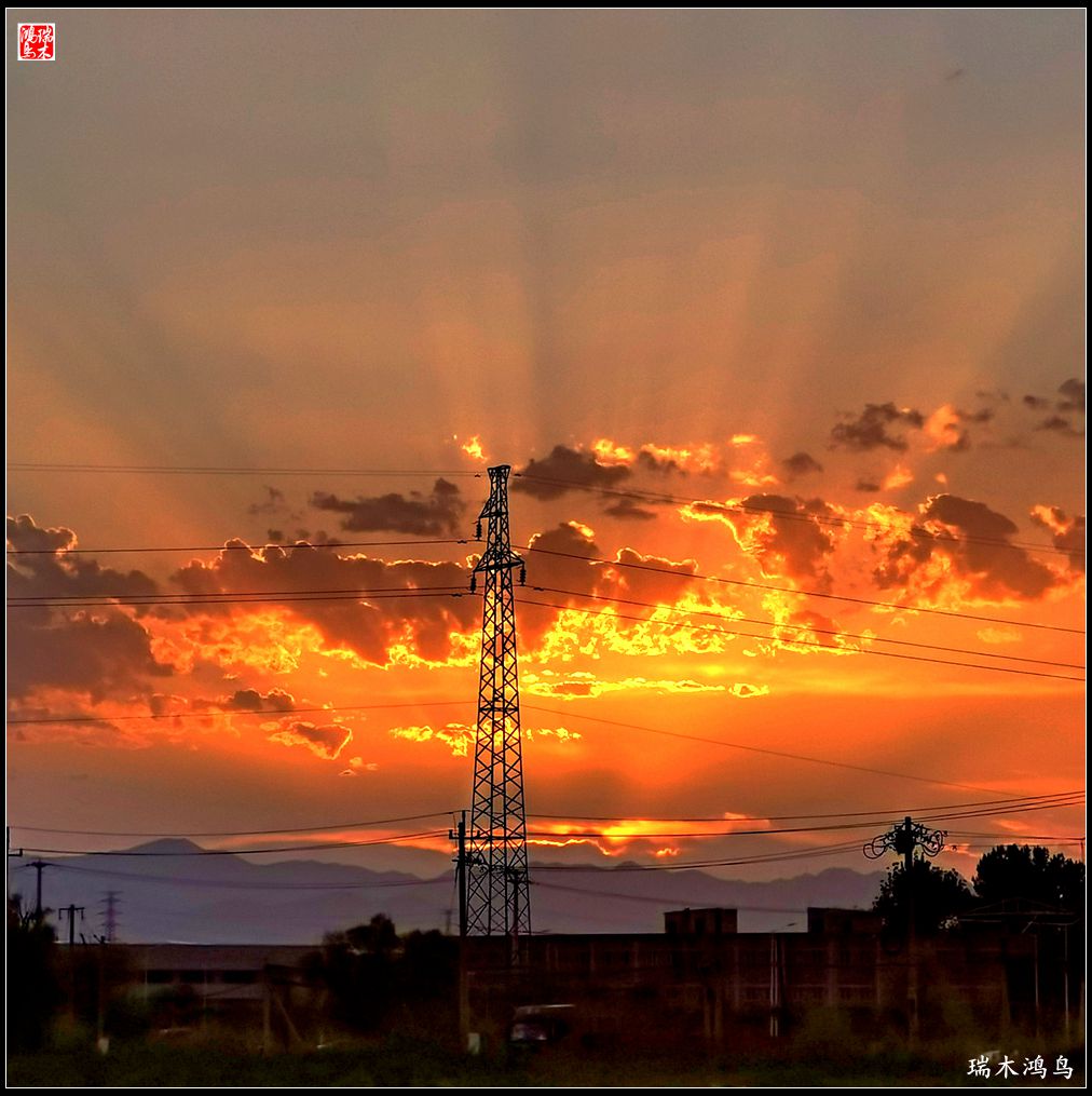 【沙河轶事】雨过天晴俏夕阳