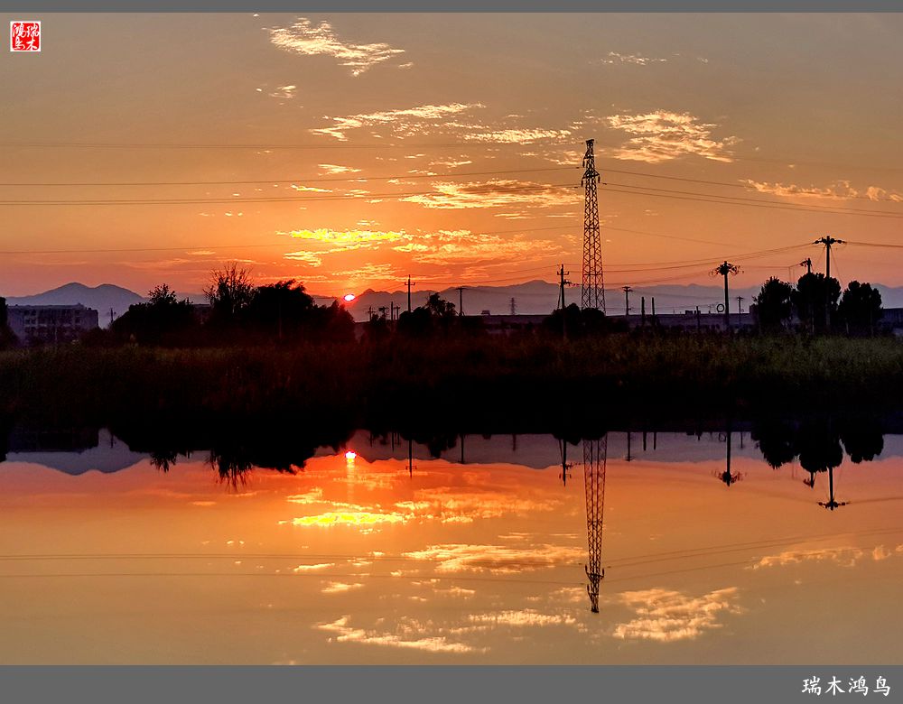 【沙河轶事】雨过天晴俏夕阳