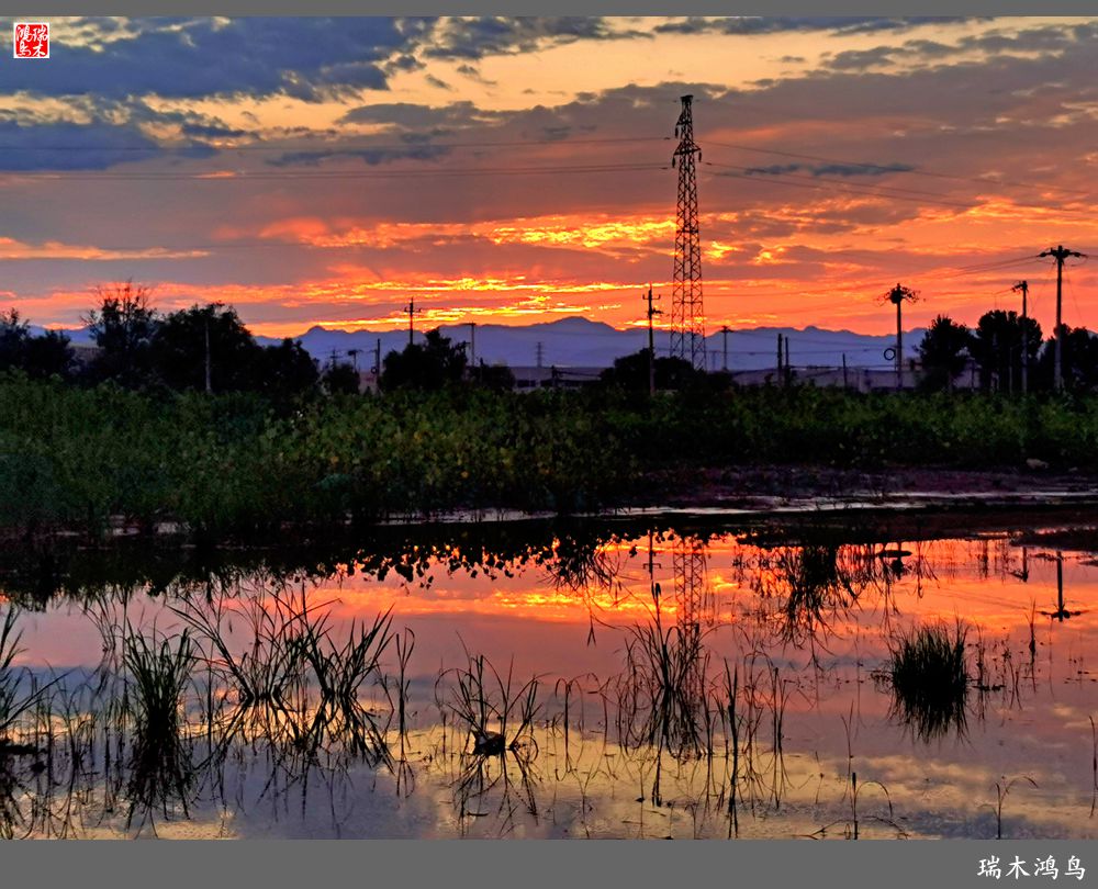 【沙河轶事】雨过天晴俏夕阳