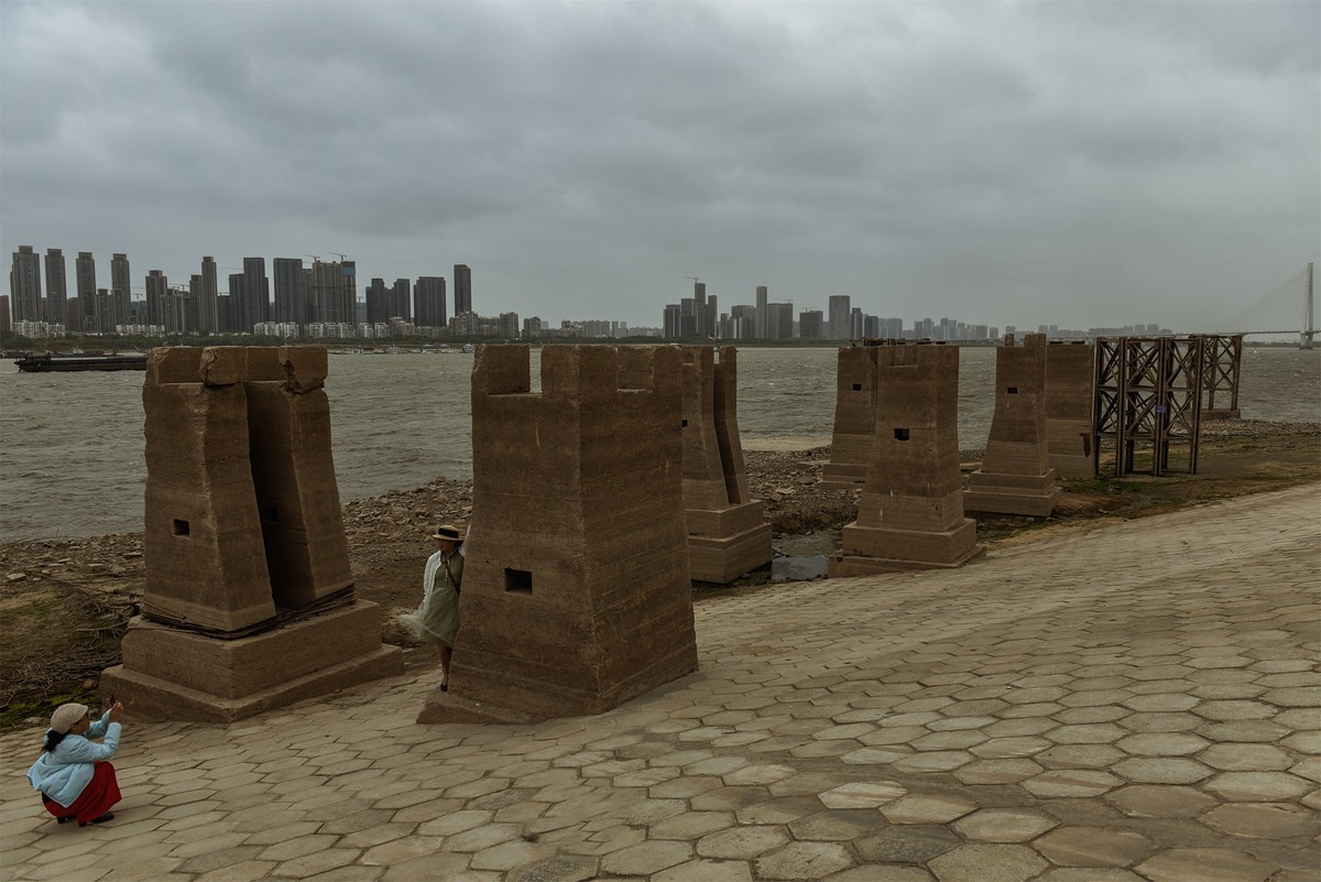 枯水后露出的旧码头