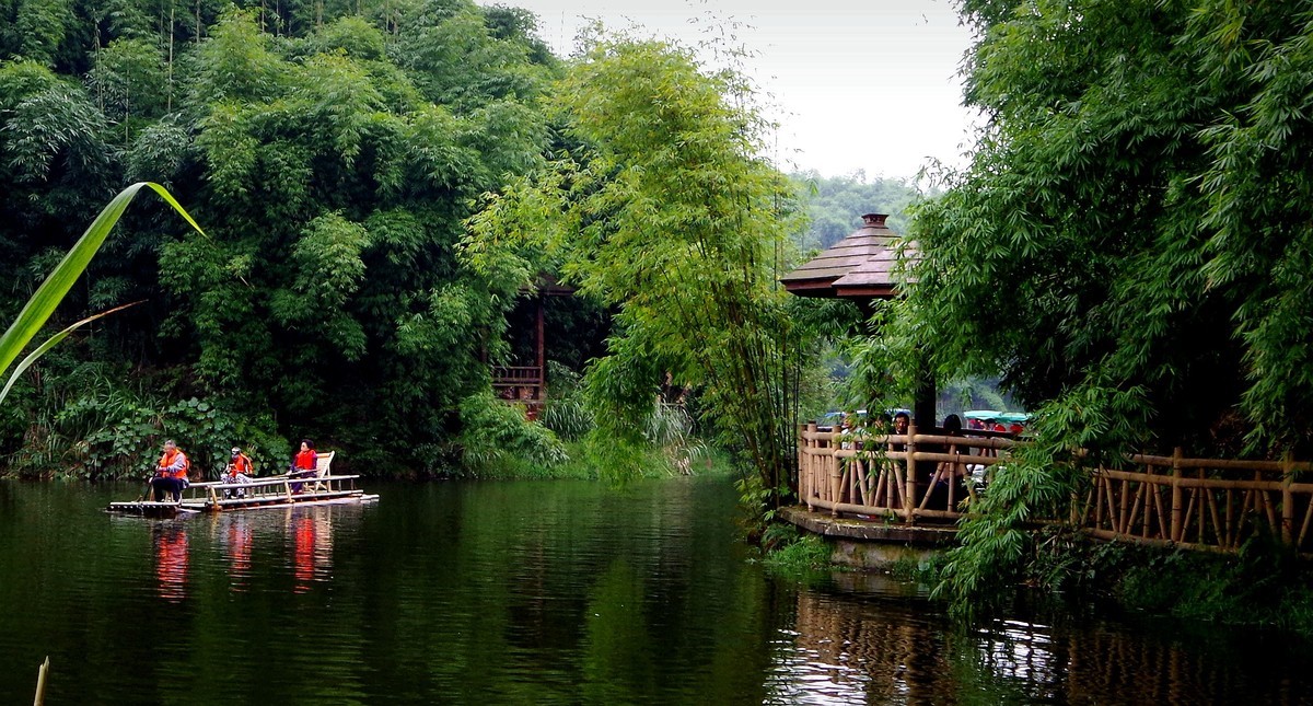 四川乐山市沐川县竹海游--（3）水面风光