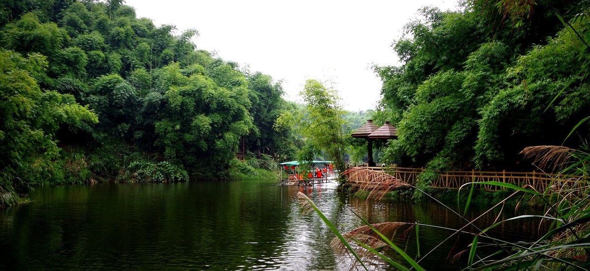 四川乐山市沐川县竹海游--（3）水面风光