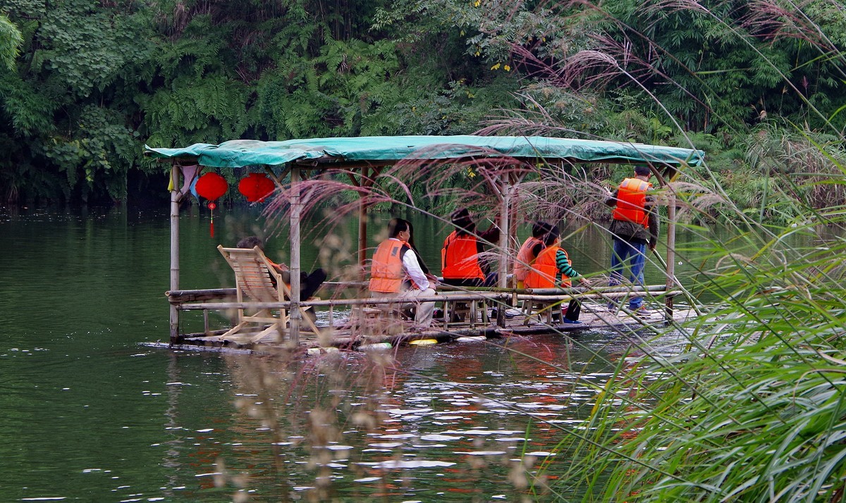 四川乐山市沐川县竹海游--（3）水面风光
