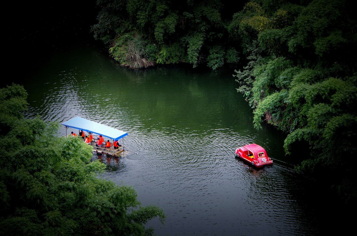 四川乐山市沐川县竹海游--（3）水面风光